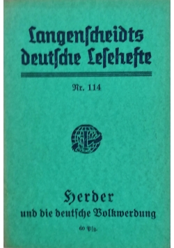 Langenscheidts Deutsche Lesehefte, nr.114