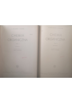 Chemia organiczna Tom I i II