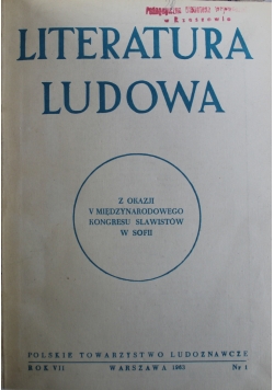 Literatura ludowa 4 Numery