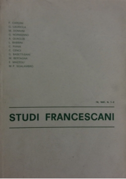 Studi francescani