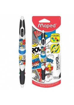 Długopis dwustronny Twin Tip 4 kolory tatoo MAPED