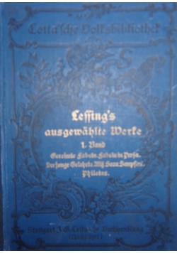Leffing's ausgewahlte Werte