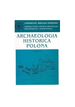 Archaeologia Historica Ponona, tom 12
