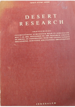 Desert Research