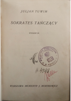 Sokrates tańczący, 1927r
