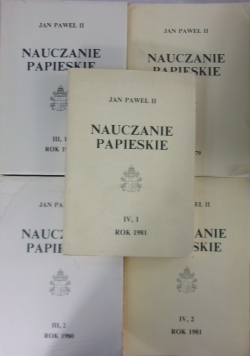 Nauczanie Papieskie Tom II, III, IV