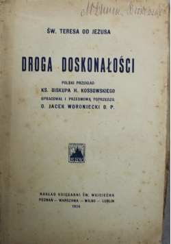 Droga doskonałości 1924 r.
