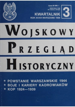 Wojskowy przegląd historyczny nr 3