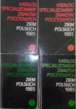 Katalog specjalnych znaków pocztowych ziem polskich 1985, t. I - IV