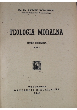 Teologia Moralna 1945r