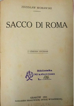 Sacco di Roma, 1921 r.