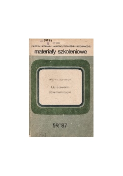 Opracowanie dokumentacyjne