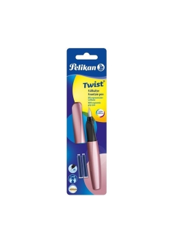 Pióro wieczne Pelikan Twist P457 M Girly Rose +2 naboje