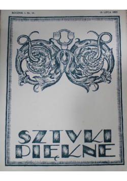 Sztuki piękne nr 10 1925 r.