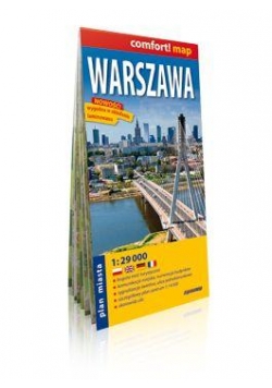Comfort!map Warszawa 1:29 000 plan miasta