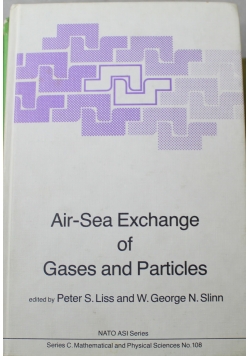 Air sea exchange of gases and particles