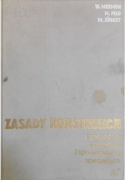 Zasady konstrukcji przyrządów, uchwytów i sprawdzianów specjalnych