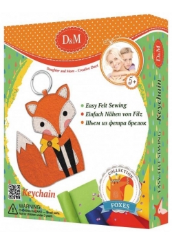 D&M Uszyj filcową zawieszke/bryloczek z liskiem