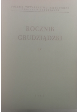 Rocznik Grudziądzki,tom IV