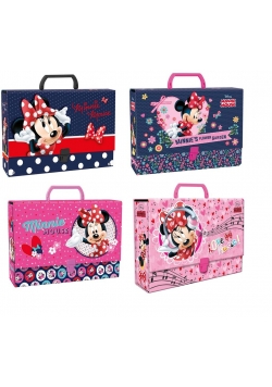 Teczka z rączką gruba Minnie DERFORM