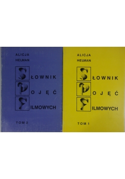 Słownik pojęć filmowych, Tom 1,2
