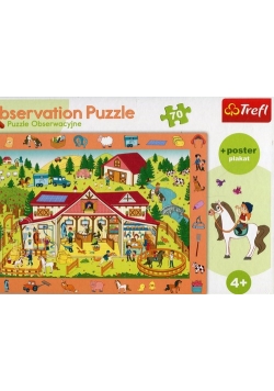 Puzzle 70 Obserwacyjne Odwiedzamy stadninę koni