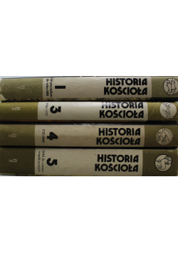 Historia kościoła 4 tomy