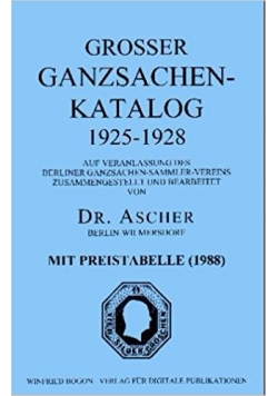 Grosser ganzsachen-katalog 1925