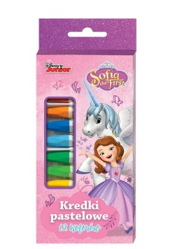 Kredki pastelowe Jej Wysokość Zosia 12 sztuk