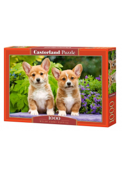 Puzzle 1000 Welsh Corgi Puppies CASTOR