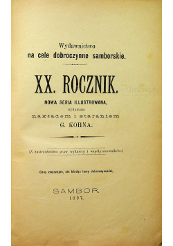 XX Rocznik 1897 r.