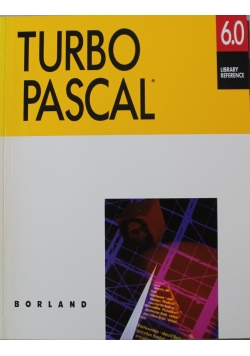 Turbo pascal 6 0 Library Reference