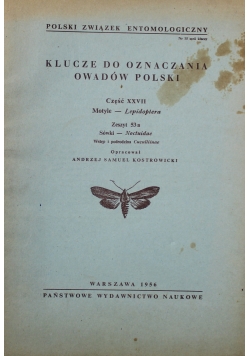 Klucze do oznaczenia owadów polski Część XXVII Zeszyt 53 a