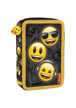 Piórnik dwukomorowy Emoji 10 DERFORM