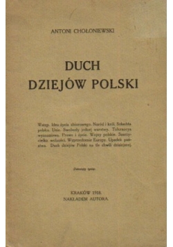 Duch dziejów Polski ,1918 r.