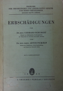 Erbschadigungen, 1938 r.