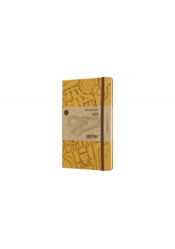 Kalendarz 2019 tygodniowy Moleskine 12M L edycja limitowana  HARRY POTTER, twarda oprawa, beżowy