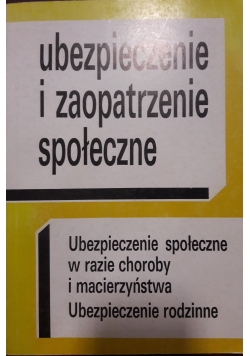 Ubezpieczenia i zaopatrzenie społeczne