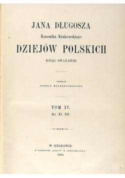 Dzieła wszystkich, tom IV, 1869r.