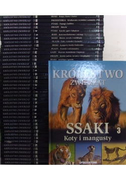 Królestwo zwierząt,  zestaw 43 książek
