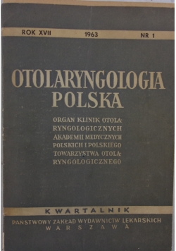 Otolaryngologia polska
