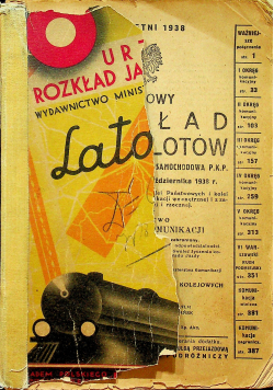 Urzędowy Rozkład Jazdy i Lotów 1938 r.