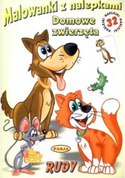 Malowanki z nalepkami. Domowe zwierzęta