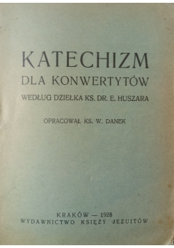 Katechizm dla konwertytów 1939r