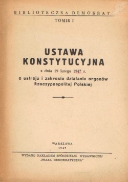 Ustawa konstytucyjna, 1947r.