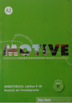 Motive a2 arbeitsbuch lektion 9-18, +płyta CD