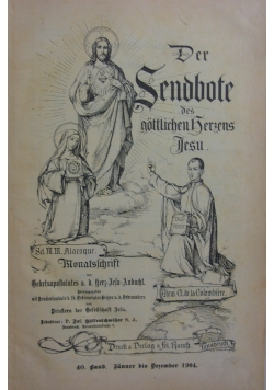 Der sendbote des göttlichen herzens Jesu, 1904 r.