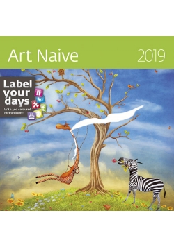 Kalendarz wieloplanszowy Art Naive 30x30 2019