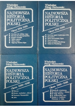 Najnowsza historia polityczna Polski 4 tomy