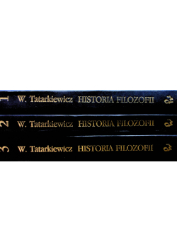 Historia filozofii tom od I do III